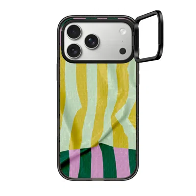 Casetify Iphone 17 Pro Max Case Black Impact Ring Stand Case Magsafe Compatible  Pattern Afternoon At Capri