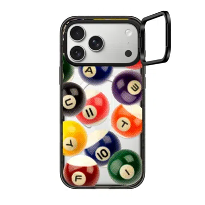 Casetify Iphone 17 Pro Max Case Black Impact Ring Stand Case Magsafe Compatible  Sport Billiard