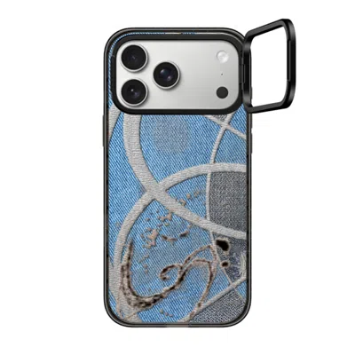 Casetify Iphone 17 Pro Max Case Black Impact Ring Stand Case Magsafe Compatible  Surrealism Cyber Denim