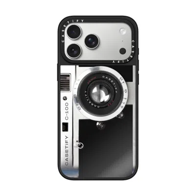 Casetify Iphone 17 Pro Max Case Black On Black Mirror Case Magsafe Compatible  Camera Case - Retro