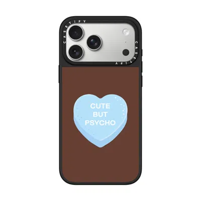 Casetify Iphone 17 Pro Max Case Black On Black Mirror Case Magsafe Compatible  Cute But Psycho - Hot Fudge Ca