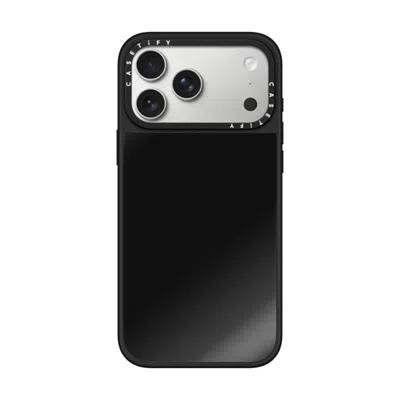 Casetify Iphone 17 Pro Max Case Black On Black Mirror Case Magsafe Compatible  Pattern Custom