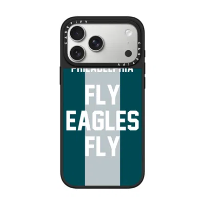Casetify Iphone 17 Pro Max Case Black On Black Mirror Case Magsafe Compatible  Superbowl - Fly Eagles Fly Cas