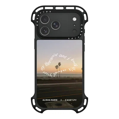 Casetify Iphone 17 Pro Max Case Black Ultra Bounce Case Magsafe Compatible  Alisha Marie Sunsets & Therapy Ca