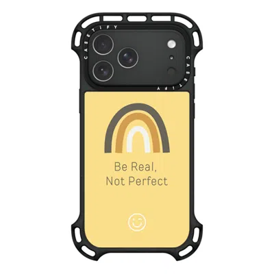 Casetify Iphone 17 Pro Max Case Black Ultra Bounce Case Magsafe Compatible  Be Real, Not Perfect