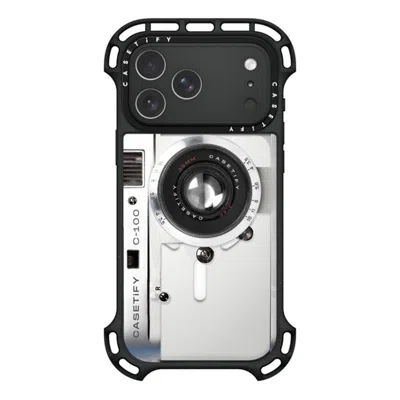 Casetify Iphone 17 Pro Max Case Black Ultra Bounce Case Magsafe Compatible  Camera Case - Retro