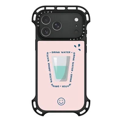 Casetify Iphone 17 Pro Max Case Black Ultra Bounce Case Magsafe Compatible  Hydrate Then Dominate