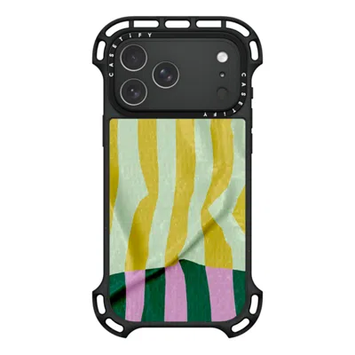 Casetify Iphone 17 Pro Max Case Black Ultra Bounce Case Magsafe Compatible  Pattern Afternoon At Capri