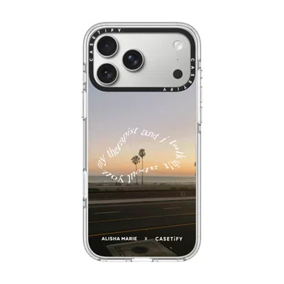 Casetify Iphone 17 Pro Max Case Clear Impact Clear Case Magsafe Compatible  Alisha Marie Sunsets & Therapy Ca In Transparent