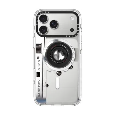 Casetify Iphone 17 Pro Max Case Clear Impact Clear Case Magsafe Compatible  Camera Case - Retro  In Transparent