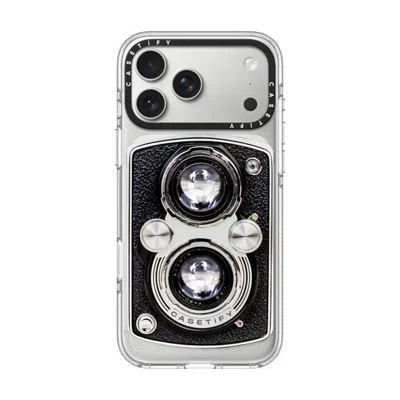Casetify Iphone 17 Pro Max Case Clear Impact Clear Case Magsafe Compatible  Camera Case - Vintage  In Metallic