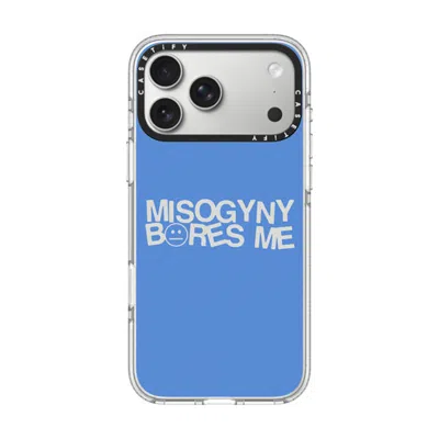 Casetify Iphone 17 Pro Max Case Clear Impact Clear Case Magsafe Compatible  Misogyny Bores Me  In Transparent