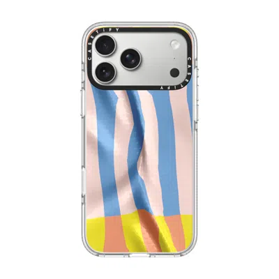 Casetify Iphone 17 Pro Max Case Clear Impact Clear Case Magsafe Compatible  Pattern Afternoon At Bondi In Transparent
