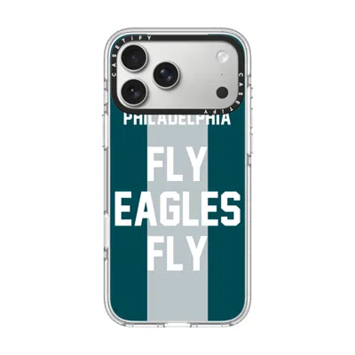 Casetify Iphone 17 Pro Max Case Clear Impact Clear Case Magsafe Compatible  Superbowl - Fly Eagles Fly Caseti In Transparent