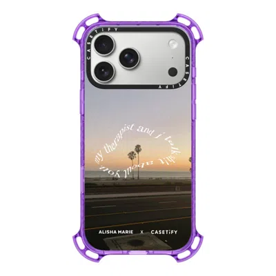 Casetify Iphone 17 Pro Max Case Lavender Bounce Case Magsafe Compatible  Alisha Marie Sunsets & Therapy Case  In Purple