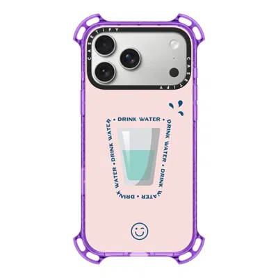 Casetify Iphone 17 Pro Max Case Lavender Bounce Case Magsafe Compatible  Hydrate Then Dominate  In Purple