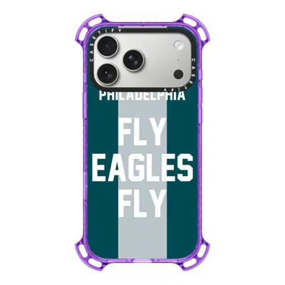 Casetify Iphone 17 Pro Max Case Lavender Bounce Case Magsafe Compatible  Superbowl - Fly Eagles Fly  In Purple