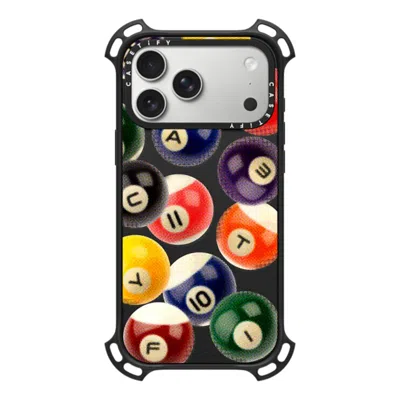 Casetify Iphone 17 Pro Max Case Matte Black Bounce Case Magsafe Compatible  Sport Billiard