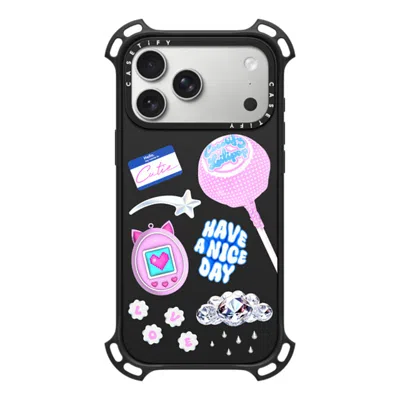 Casetify Iphone 17 Pro Max Case Matte Black Bounce Case Magsafe Compatible  Y2k Collage