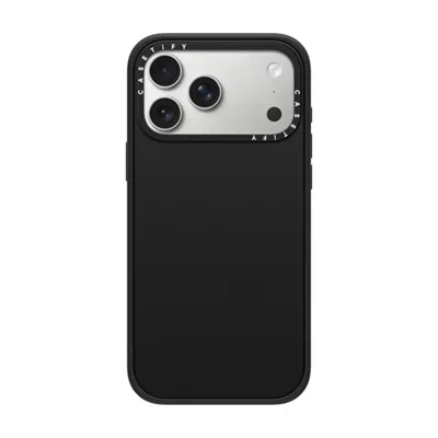 Casetify Iphone 17 Pro Max Case Matte Black Impact Case Magsafe Compatible  _iphone6.1 (2019) Impact