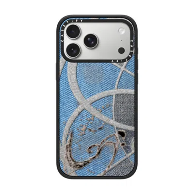 Casetify Iphone 17 Pro Max Case Matte Black Impact Case Magsafe Compatible  Surrealism Cyber Denim