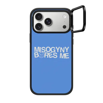 Casetify Iphone 17 Pro Max Case Matte Black Impact Ring Stand Case Magsafe Compatible  Misogyny Bores Me Case