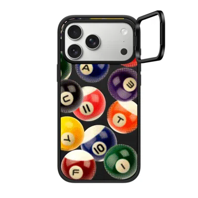 Casetify Iphone 17 Pro Max Case Matte Black Impact Ring Stand Case Magsafe Compatible  Sport Billiard