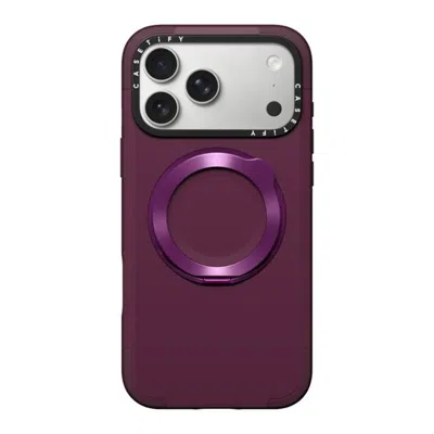 Casetify Iphone 17 Pro Max Case Mulberry Force Ring Stand Case  Iphone 17 Pro Max - Force Ring Stand Case - M In Purple