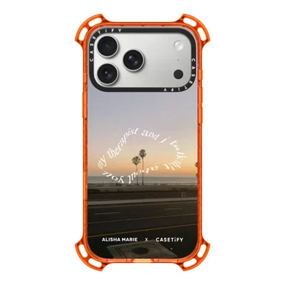 Casetify Iphone 17 Pro Max Case Orange Bounce Case Magsafe Compatible  Alisha Marie Sunsets & Therapy Case Ca