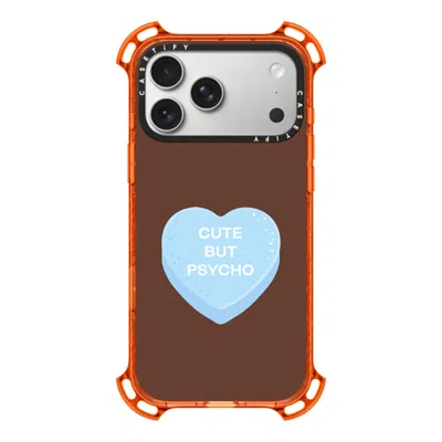 Casetify Iphone 17 Pro Max Case Orange Bounce Case Magsafe Compatible  Cute But Psycho - Hot Fudge