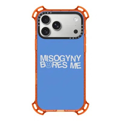 Casetify Iphone 17 Pro Max Case Orange Bounce Case Magsafe Compatible  Misogyny Bores Me