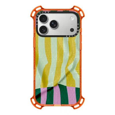 Casetify Iphone 17 Pro Max Case Orange Bounce Case Magsafe Compatible  Pattern Afternoon At Capri