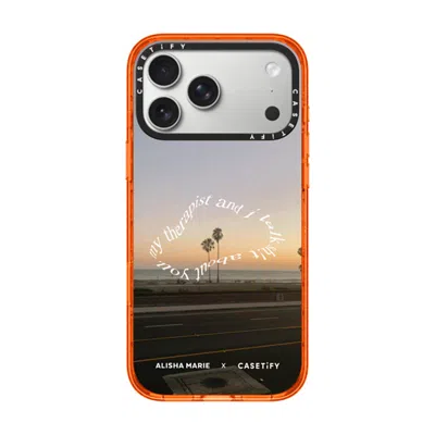 Casetify Iphone 17 Pro Max Case Orange Impact Case Magsafe Compatible  Alisha Marie Sunsets & Therapy Case Ca