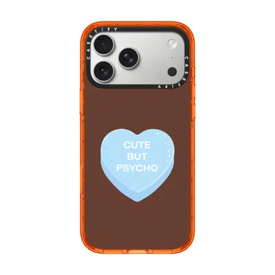 Casetify Iphone 17 Pro Max Case Orange Impact Case Magsafe Compatible  Cute But Psycho - Hot Fudge