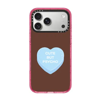 Casetify Iphone 17 Pro Max Case Pink Impact Case Magsafe Compatible  Cute But Psycho - Hot Fudge
