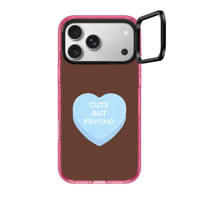 Casetify Iphone 17 Pro Max Case Pink Impact Ring Stand Case Magsafe Compatible  Cute But Psycho - Hot Fudge C
