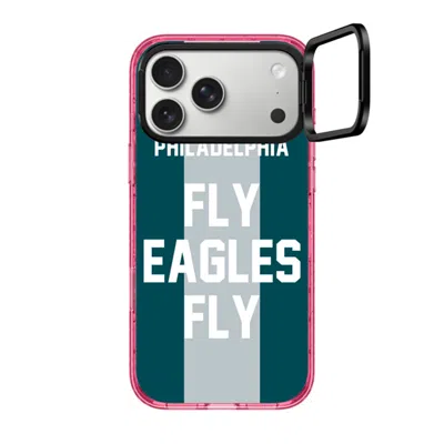 Casetify Iphone 17 Pro Max Case Pink Impact Ring Stand Case Magsafe Compatible  Superbowl - Fly Eagles Fly Ca