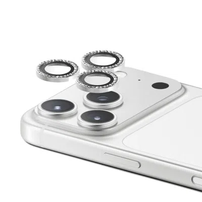 Casetify Iphone 17 Pro Max Case Silver Camera Lens Gem  Iphone 17 Pro Max Camera Lens Gem - Silver