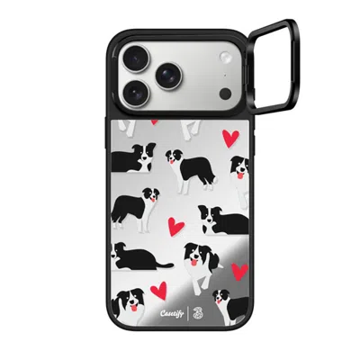 Casetify Iphone 17 Pro Max Case Silver On Black Mirror Ring Stand Case Magsafe Compatible  3hk Cny #3 Casetif