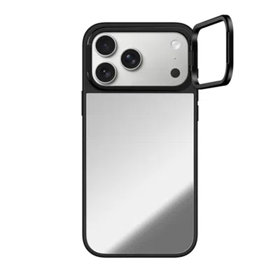 Casetify Iphone 17 Pro Max Case Silver On Black Mirror Ring Stand Case Magsafe Compatible  Bretman Custom Cas