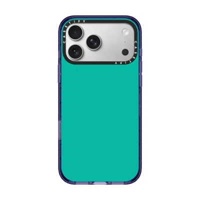 Casetify Iphone 17 Pro Max Case Soft Blue Impact Case Magsafe Compatible  Mint Green