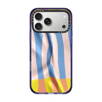 Casetify Iphone 17 Pro Max Case Soft Blue Impact Case Magsafe Compatible  Pattern Afternoon At Bondi