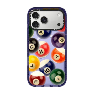 Casetify Iphone 17 Pro Max Case Soft Blue Impact Case Magsafe Compatible  Sport Billiard