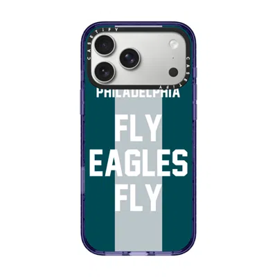 Casetify Iphone 17 Pro Max Case Soft Blue Impact Case Magsafe Compatible  Superbowl - Fly Eagles Fly