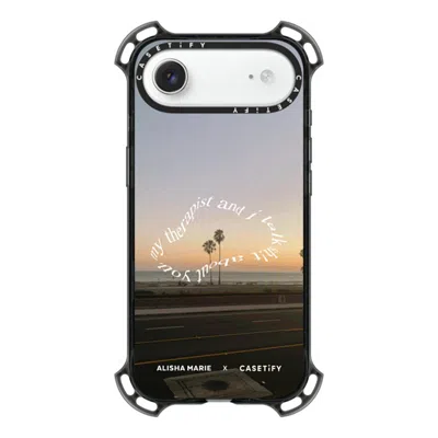 Casetify Iphone Air Case Black Bounce Case Magsafe Compatible  Alisha Marie Sunsets & Therapy Case