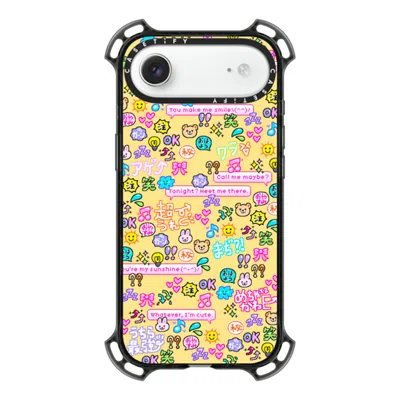 Casetify Iphone Air Case Black Bounce Case Magsafe Compatible  Emoji Paradise