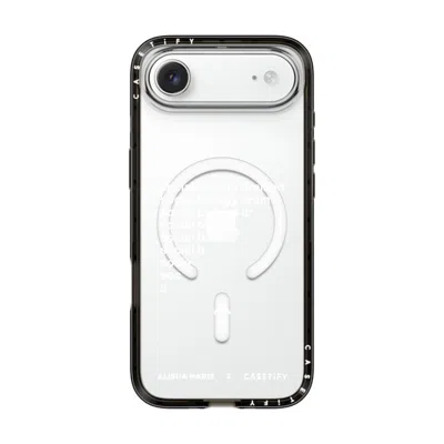 Casetify Iphone Air Case Black Compact Case Magsafe Compatible  Alisha Marie Social Battery Case