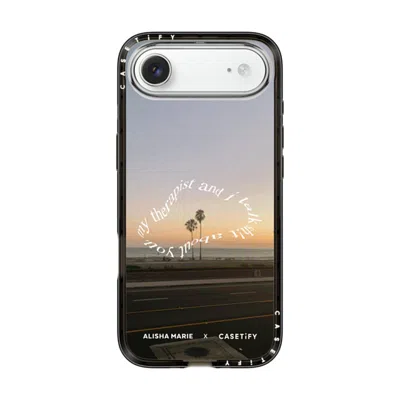Casetify Iphone Air Case Black Compact Case Magsafe Compatible  Alisha Marie Sunsets & Therapy Case