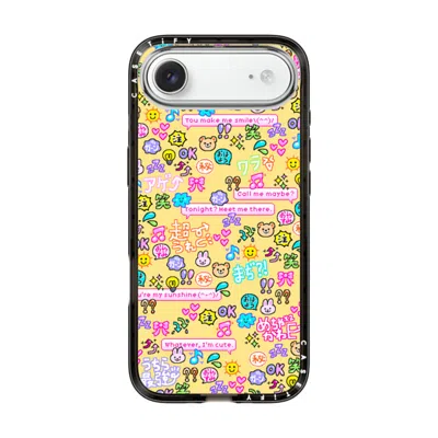 Casetify Iphone Air Case Black Compact Case Magsafe Compatible  Emoji Paradise