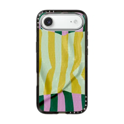 Casetify Iphone Air Case Black Compact Case Magsafe Compatible  Pattern Afternoon At Capri